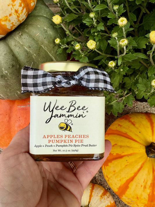 Apples, Peaches, Pumpkin Pie Fruit Butter