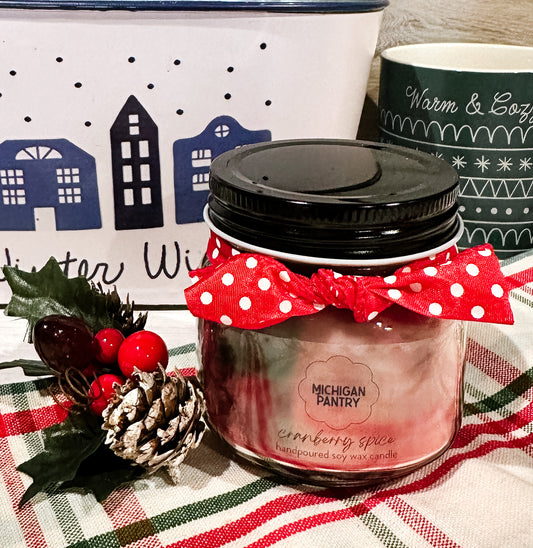 Holiday Soy Candle: Cranberry Spice