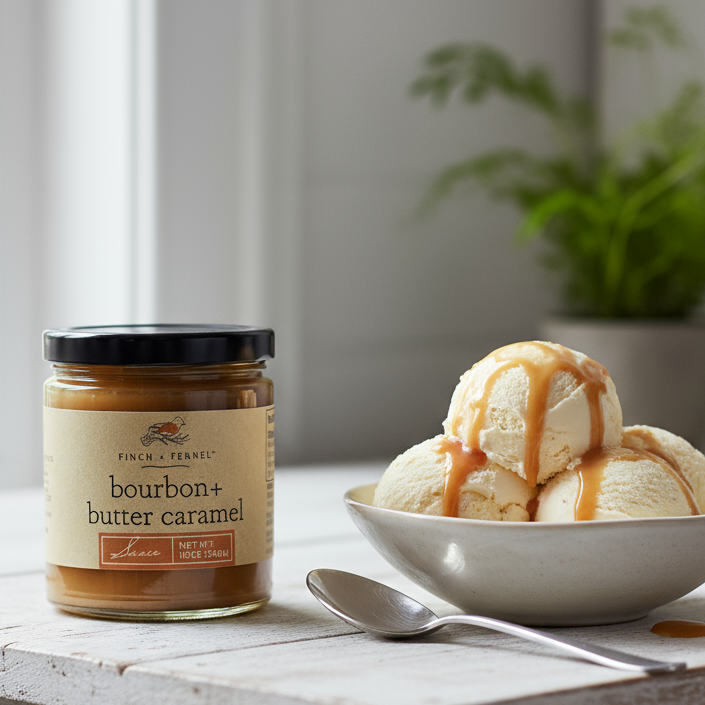 Bourbon + Butter Caramel Sauce