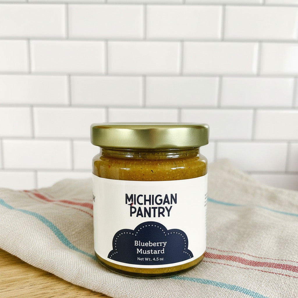 Michigan Blueberry Mustard | Gourmet Sweet + Savory Mustard