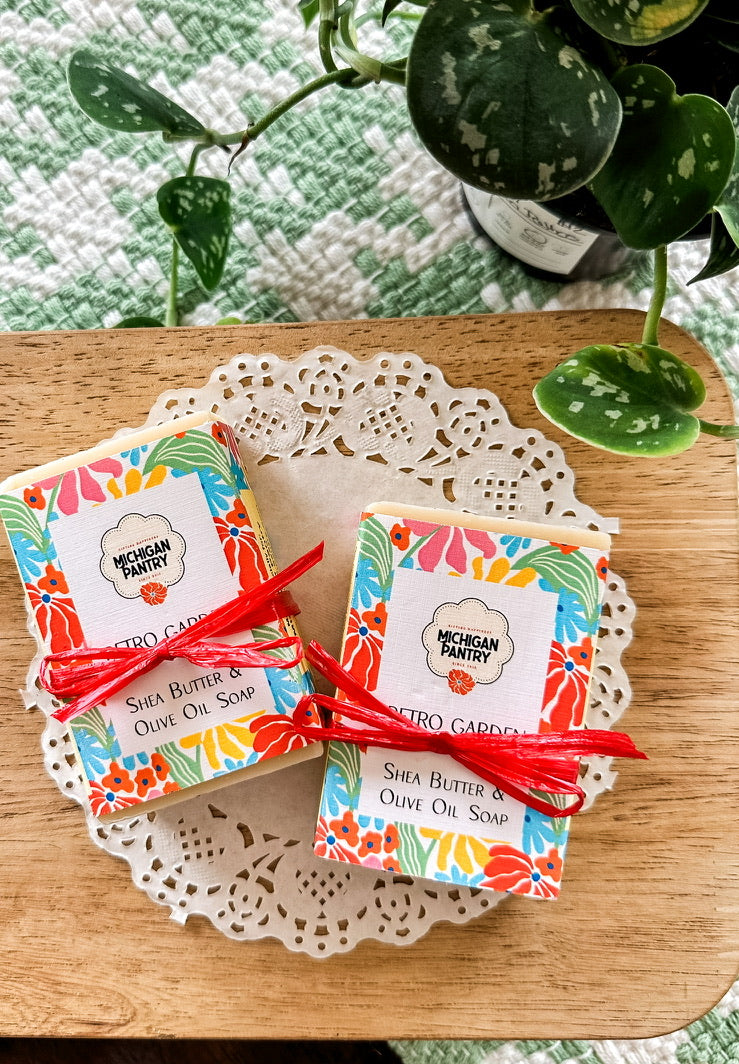 Retro Garden Handcrafted Soap