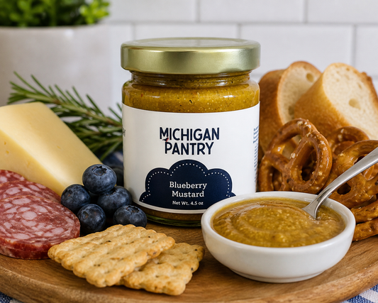 Michigan Blueberry Mustard | Gourmet Sweet + Savory Mustard