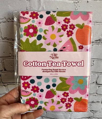 Summer Cotton Tea Towel