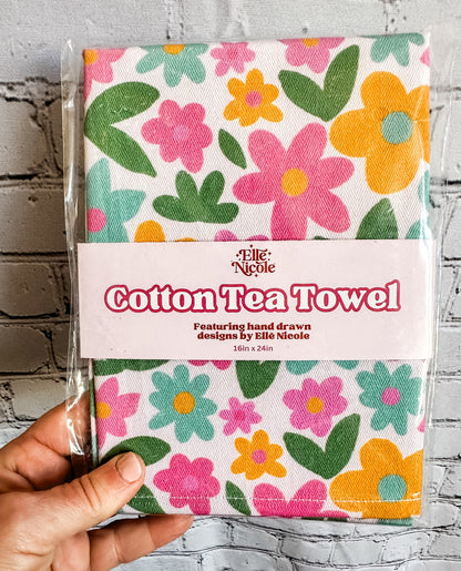 Summer Cotton Tea Towel
