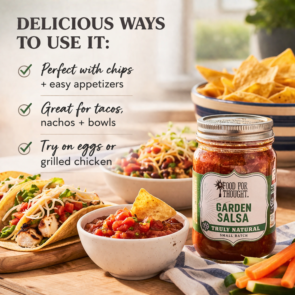 Food for Thought Garden Salsa