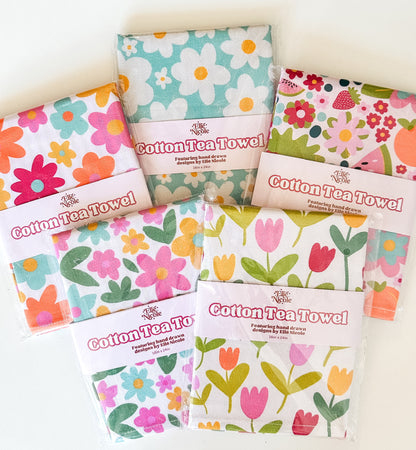 Summer Cotton Tea Towel