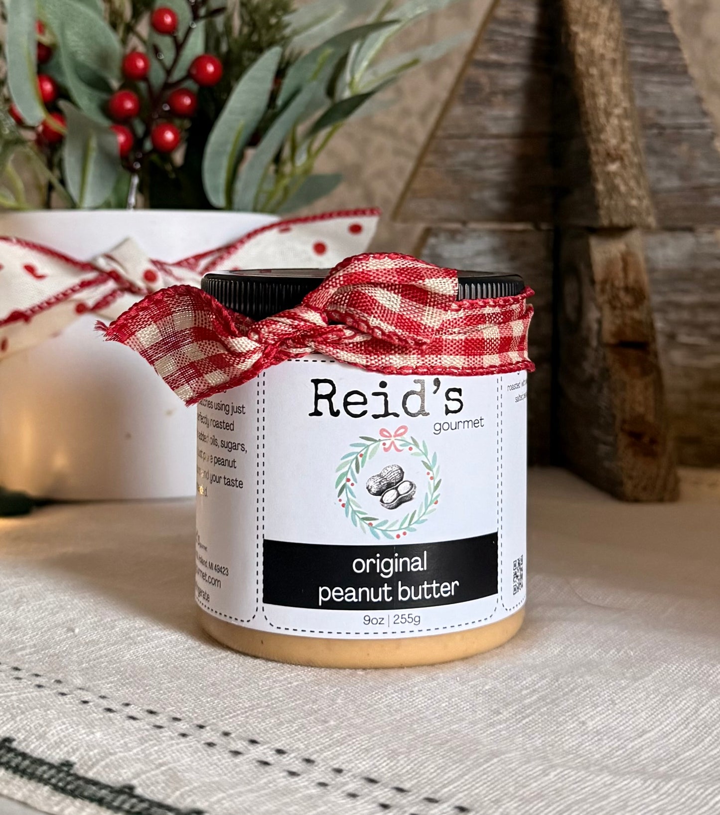 Reid’s Gourmet Original Peanut Butter – Holiday Edition