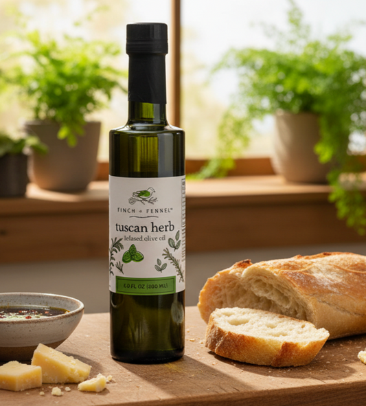 Tuscan Herb Olive Oil – Infused Gourmet Olive Oil for Dipping, Cooking & Finishing