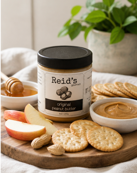 Reid’s Gourmet Original Peanut Butter | Michigan Made Natural Peanut Butter