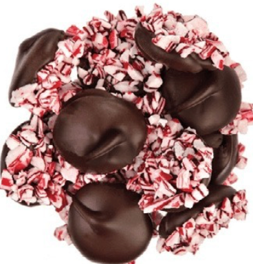 Sleigh My Name Dark Chocolate Candy Cane Nonpareils