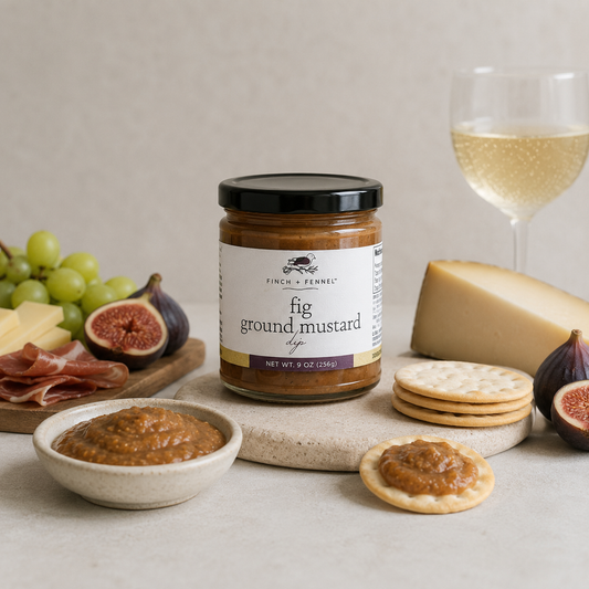 Fig Ground Mustard Dip | Finch + Fennel