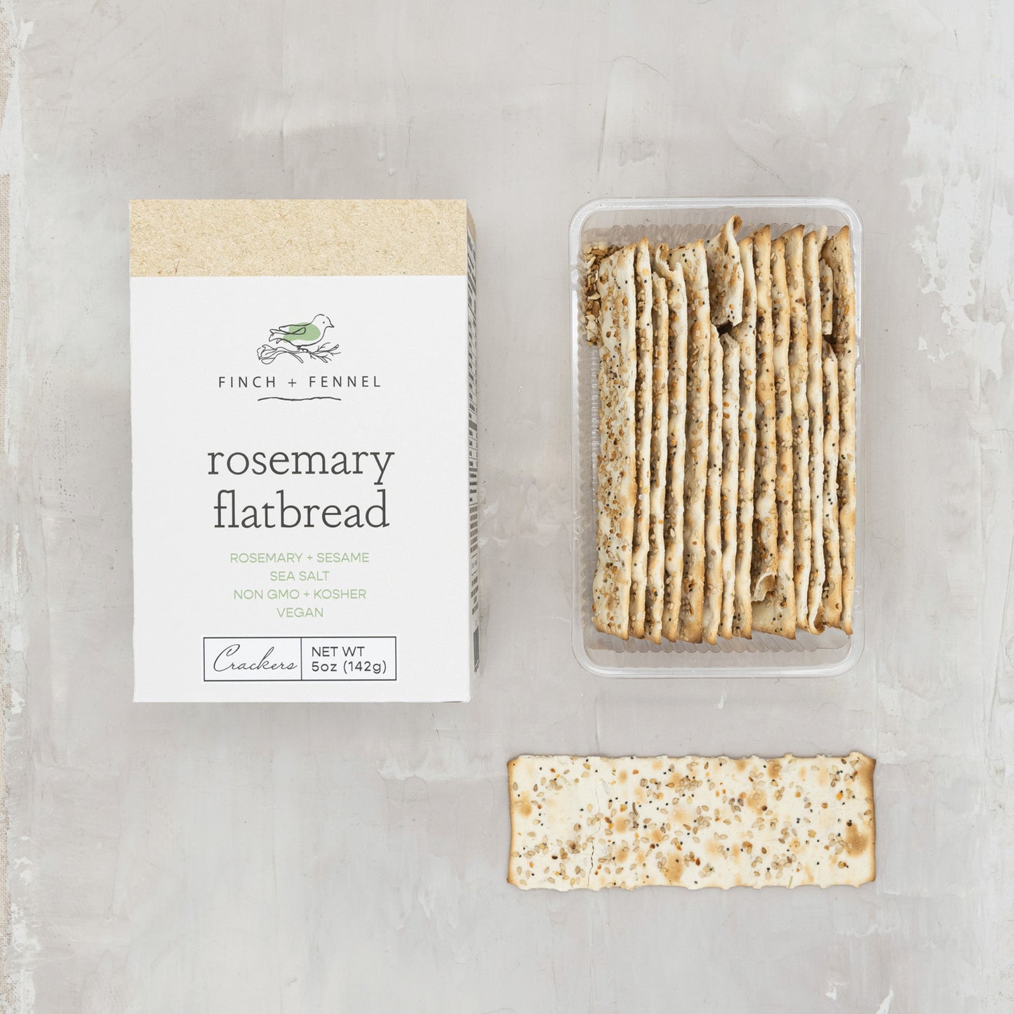 Rosemary Flatbread Crackers | Finch + Fennel