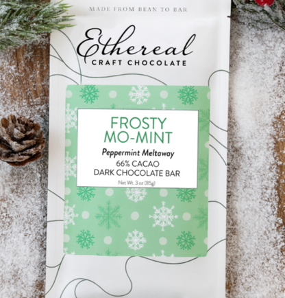 Frosty Mo-Mint Peppermint Meltaway Dark Chocolate Bar