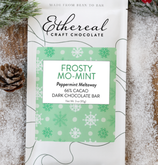 Frosty Mo-Mint Peppermint Meltaway Dark Chocolate Bar