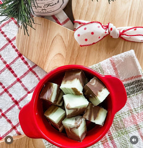 Holiday Mint Chocolate Fudge