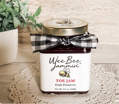Wee Bee Jammin Michigan Preserves: Cherry, Raspberry, Peach