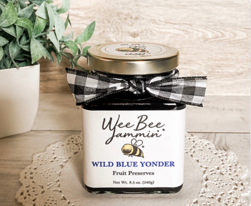 Wee Bee Jammin Michigan Preserves: Cherry, Raspberry, Peach