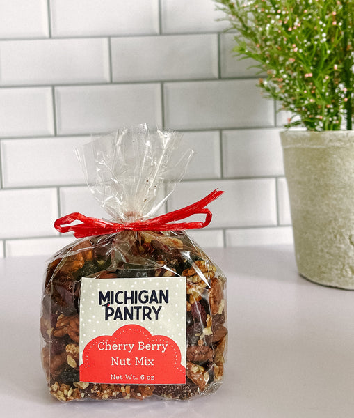 BEST SELLER Michigan Snack Trio | Pretzels | Chocolate Cherries | Fruit Nut Mix