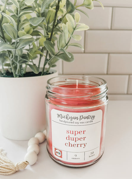 Michigan Cherry Soy Candle | Handmade